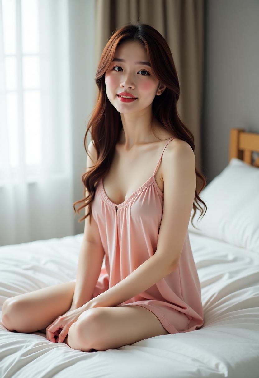 知妍独自走在街道上